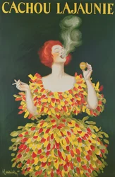 Póster publicitario de cachou Lajaunie